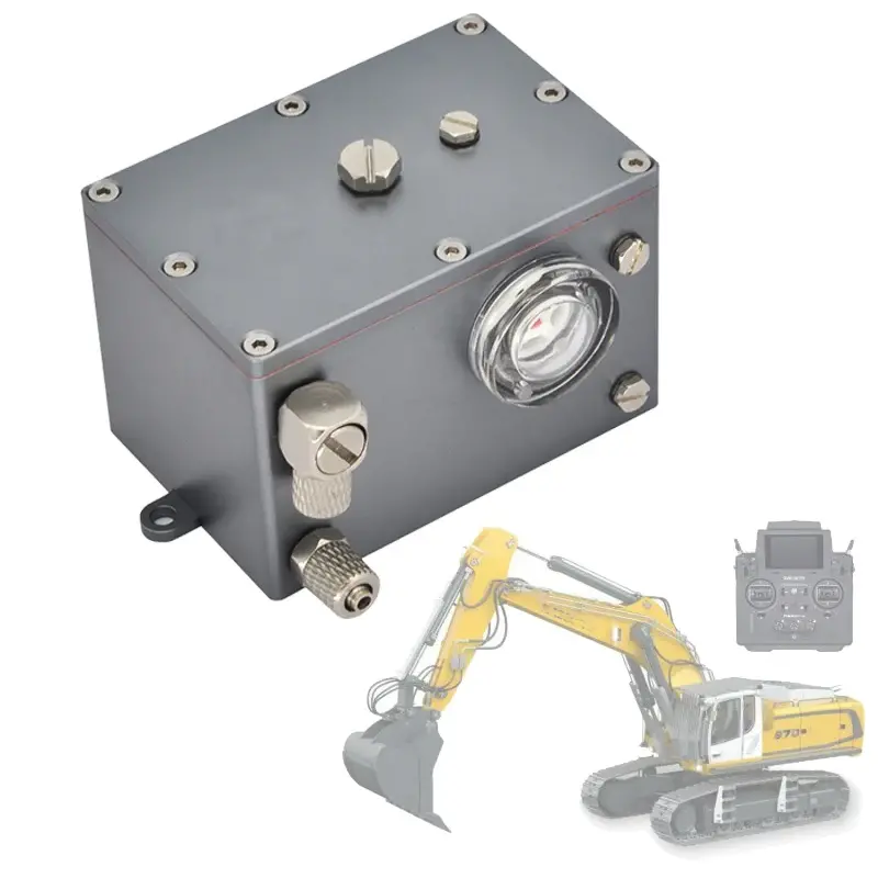 Aluminum Hydraulic Oil Tank  For 1/14 Rc Hydraulic Excavator Rc Loader 1