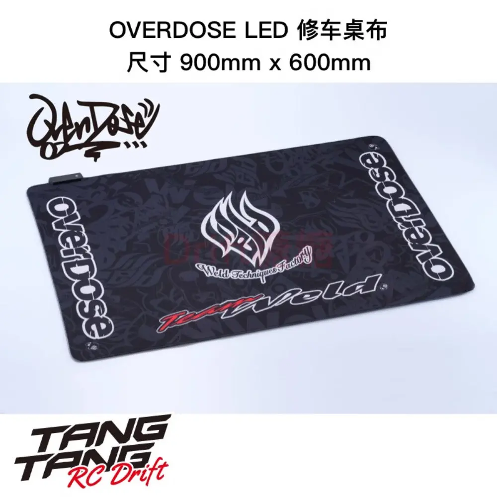 Od3864 Overdose Rc Car Led Light Maintenance Desk Mat 2