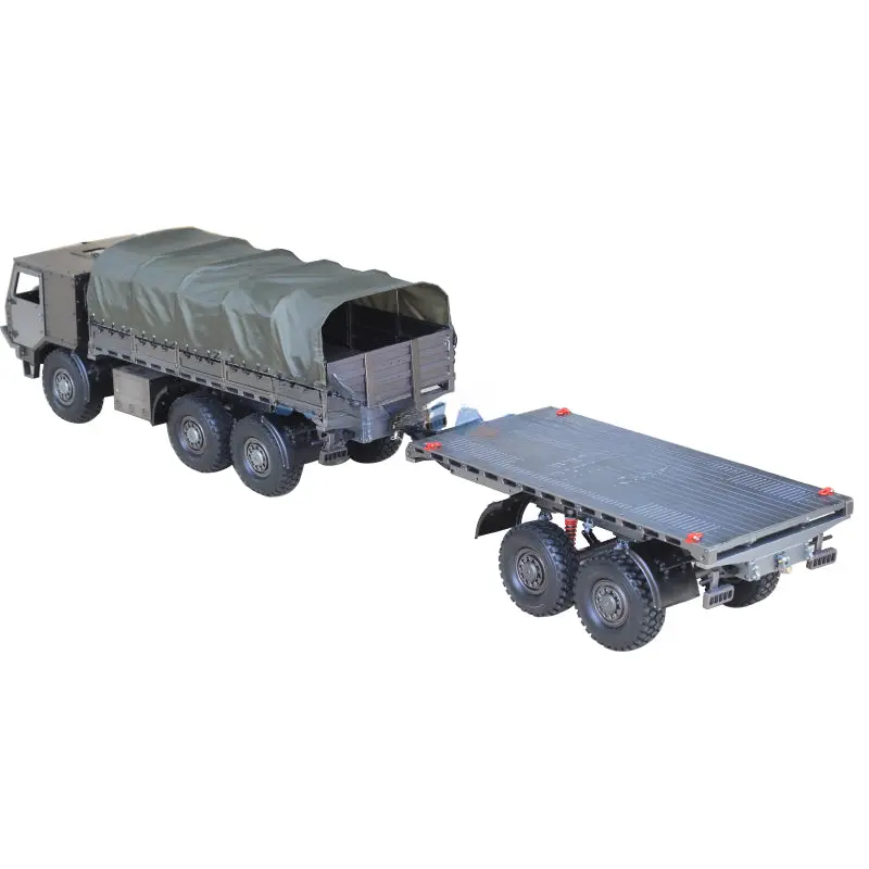 Aluminum Two Axle Trailer For Capo Tatra T815-7 Rc Tractor 55Cm Length 1