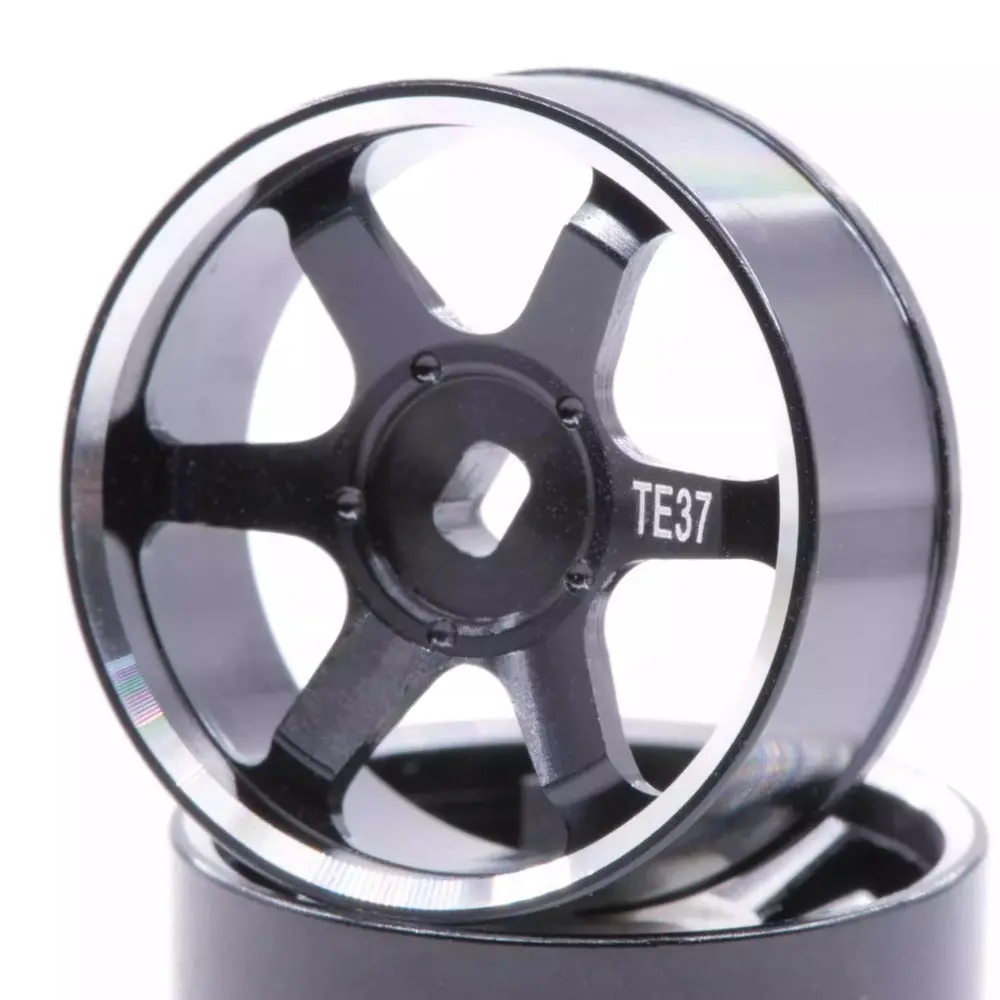 Tg Racing Te37 Metal 22Mm Wheels With Tires For 1/24 Tg Racing Rc Drift Car Awd 1