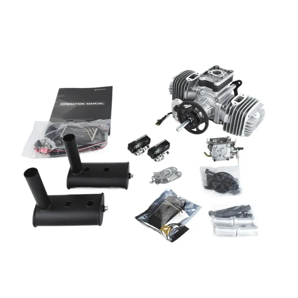 Ephil 123Cc-T Pro Rc Fixed-Wing Aircraft With Opposing Twin-Cylinder Two-Stroke Gasoline Engine 1