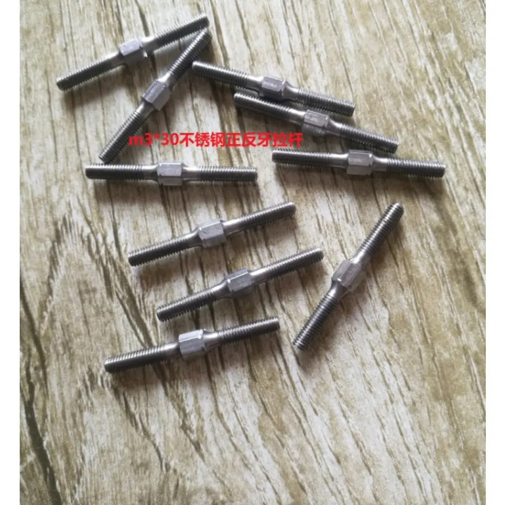 Ss M3 Double-Ended Threaded Tie Rod For 1/10 Yokomo Yd2 D5 Sakura D5s Mr Mst Rc Drift Car 8