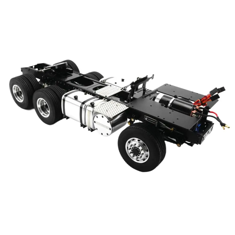 Lesu 6X6 Metal Chassis For 1/14 Tamiya Scania R620 R470 Rc Tractor 1