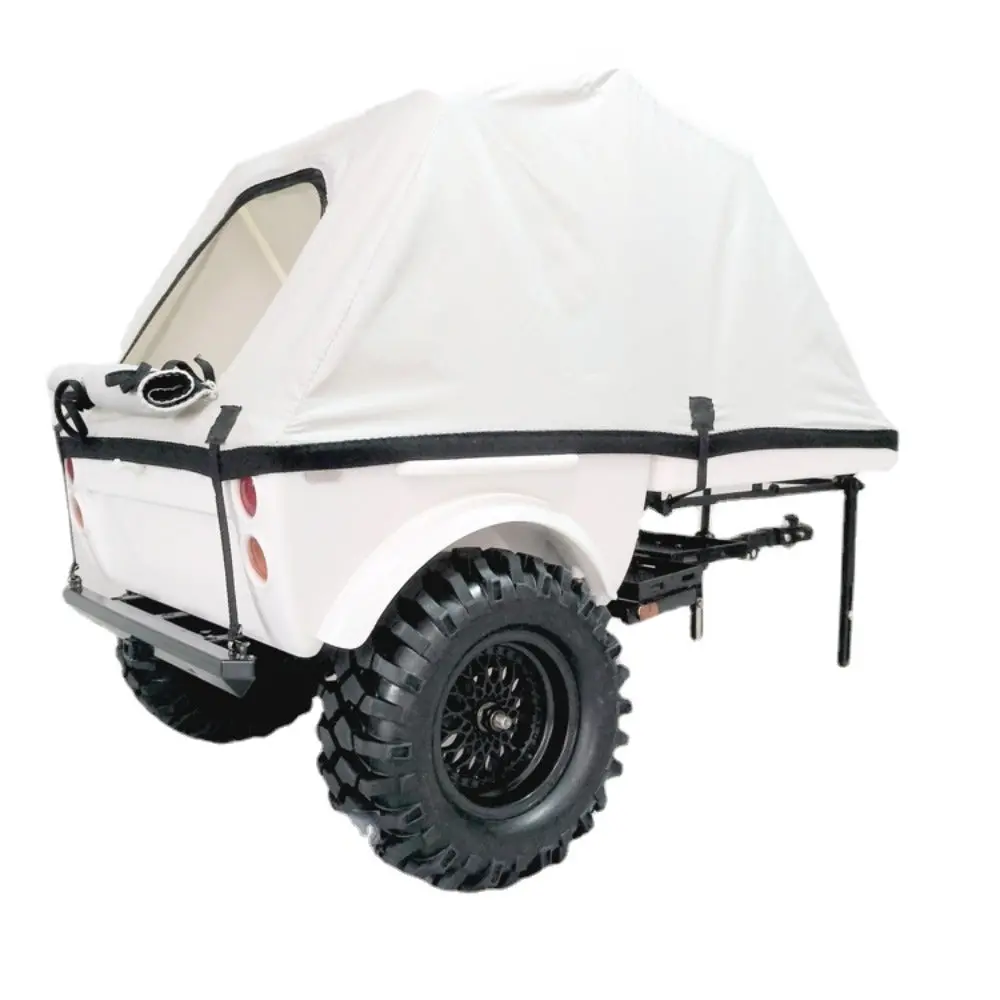 Metal Chassis Tent Trailer For 1/10 Trx4 Scx10 Rc Car 1