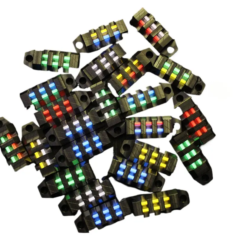 Tc4 Titanium Alloy Double Tritium Trachea Keychain Self-Luminous For 25 Years 1