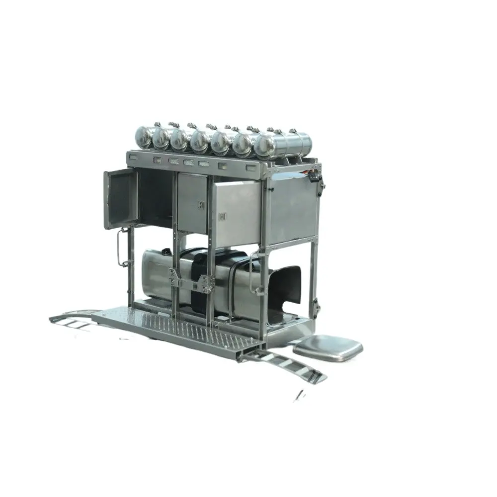 Stainless Steel Equipment Rack Model For 1/14 Tamiya 770S 56368 Rc Tractor 1