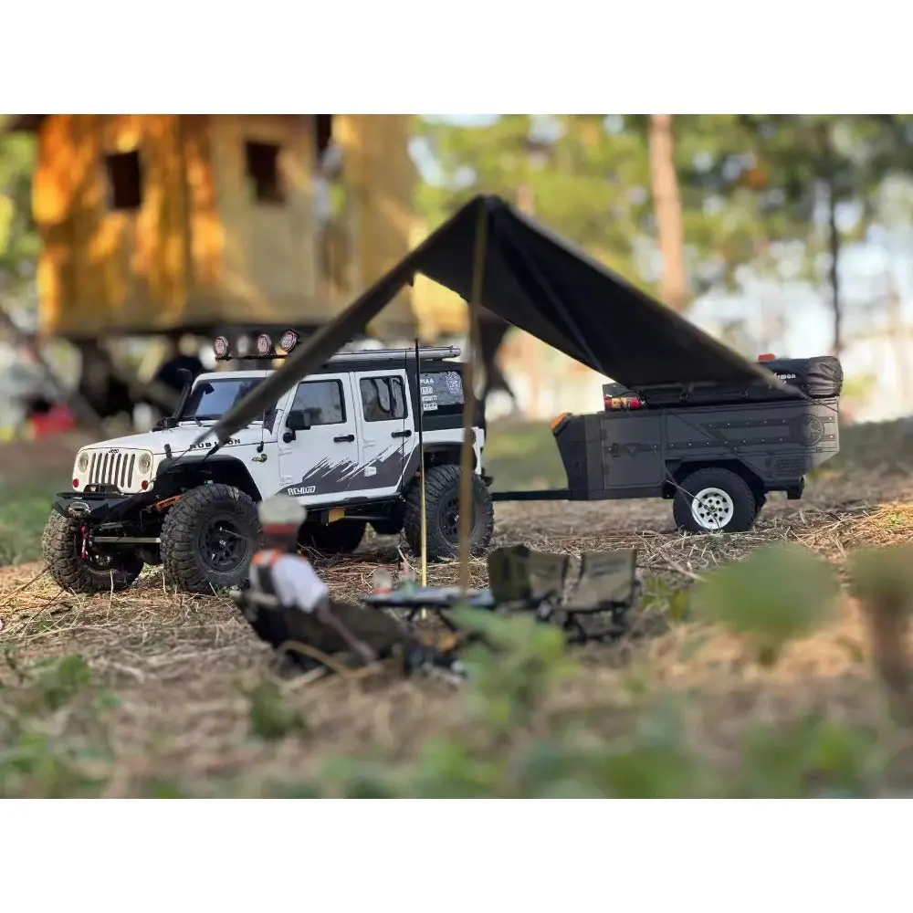 1/10 Roof Rack Simulation Climbing Car Tent Canopy Miniature Model 1