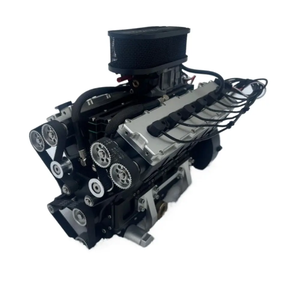 Gs V12 Gasoline 4-Stroke Miniature Engine Model 72Cc With Starter 1