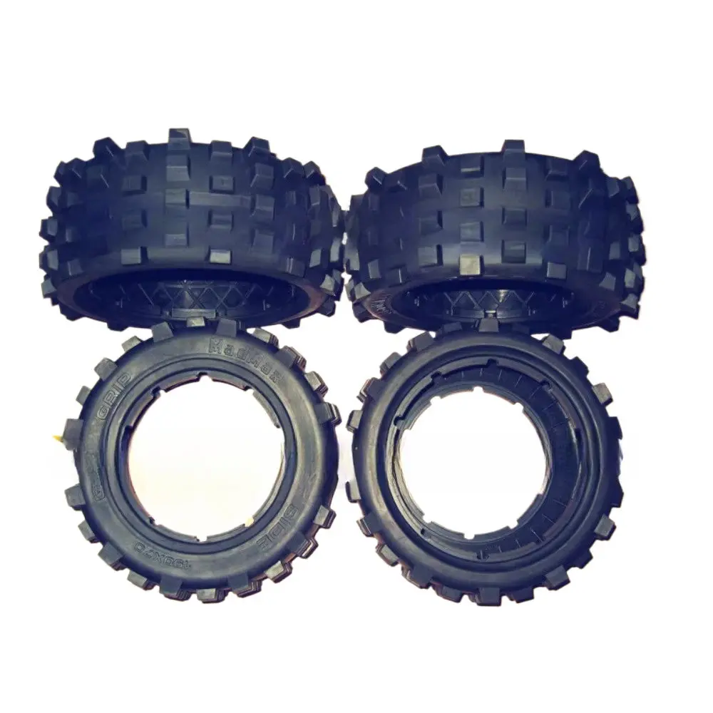 4Pcs Madmax Belted Giantgrip Tires For 1/5 Losi 5T Dbxl2.0 Rovan Baja Rc Car 1