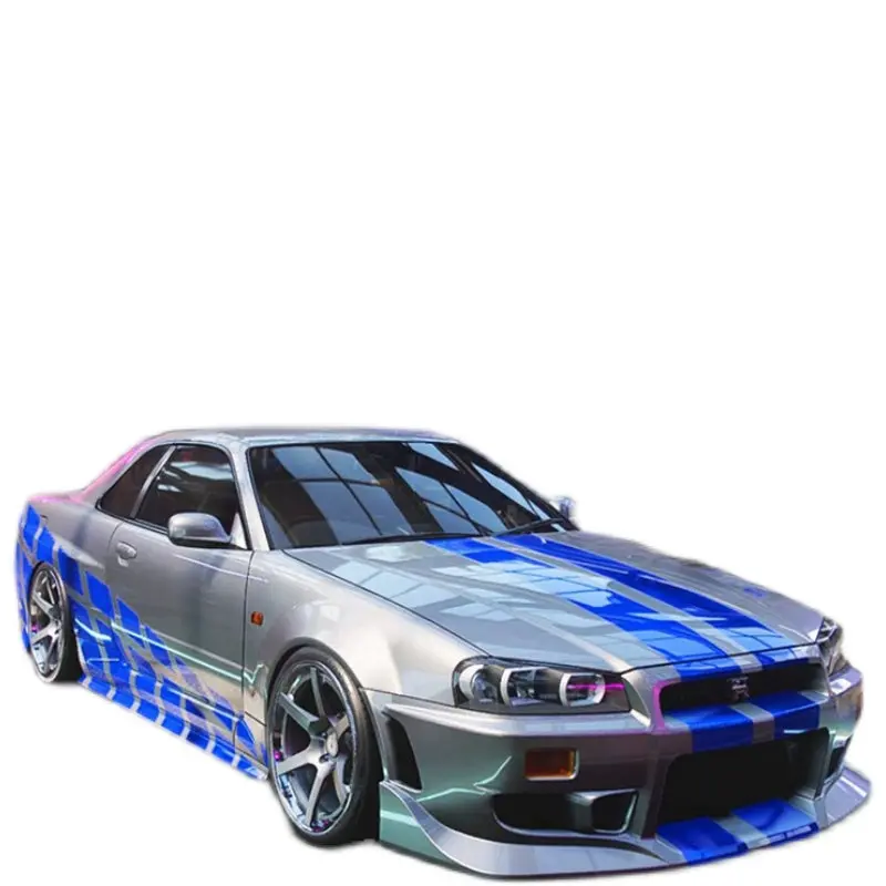 1/10 Remote Control Drift Car Fast Furgtr R34 Paint Transfer Sticker 1