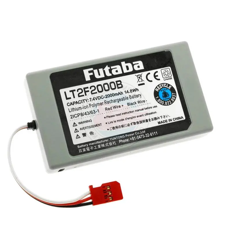 Futaba T16iz 10Px Remote Controller Transmitter Battery Lt2f2000b 1