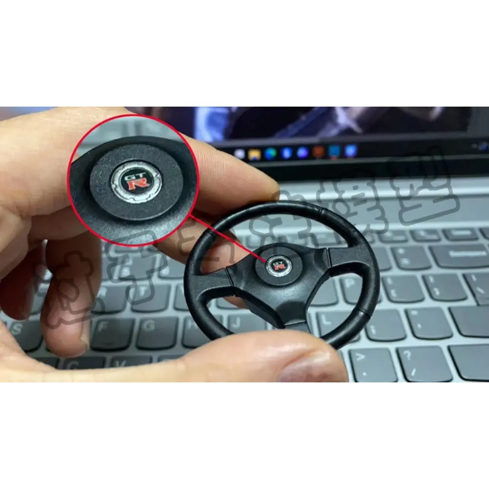 Capo Gtr R34 Rc Car Engine Steering Wheel Hub Sticker Op Part 1