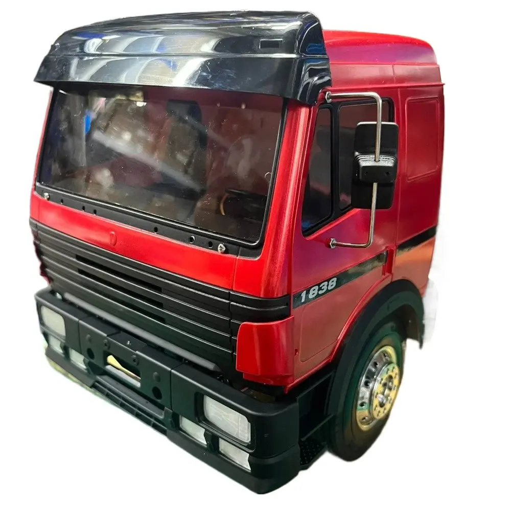 Plastic Cockpit  Cabin Shell  For 1/14 Tamiya Rc Truck Trailer  Actros 1838 Kit 1