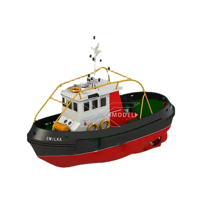 1/48 Rc Mini Tugboat Port Service Ship Model Kit 1