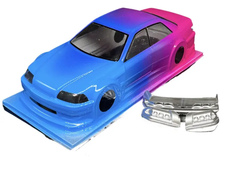 Bmrc 1/24 Rc Drift Car Jzx Car Shell Soft Shell With Lamp Cup With Coating 1