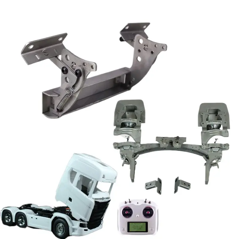 Front Metal  Bracket Rear Spring Locks For 1/14 Remote Control Tractor Scania 770S 56368 1