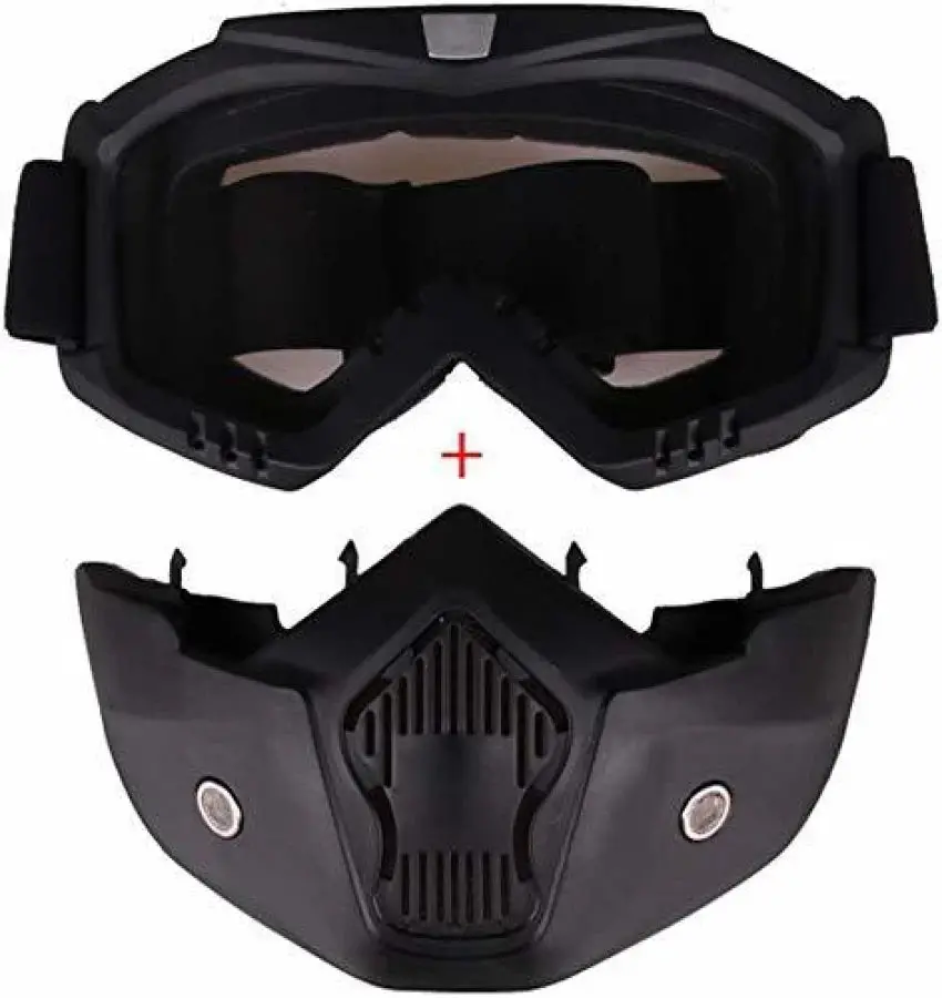 Premium Quality Riding Facemask With Goggles 3