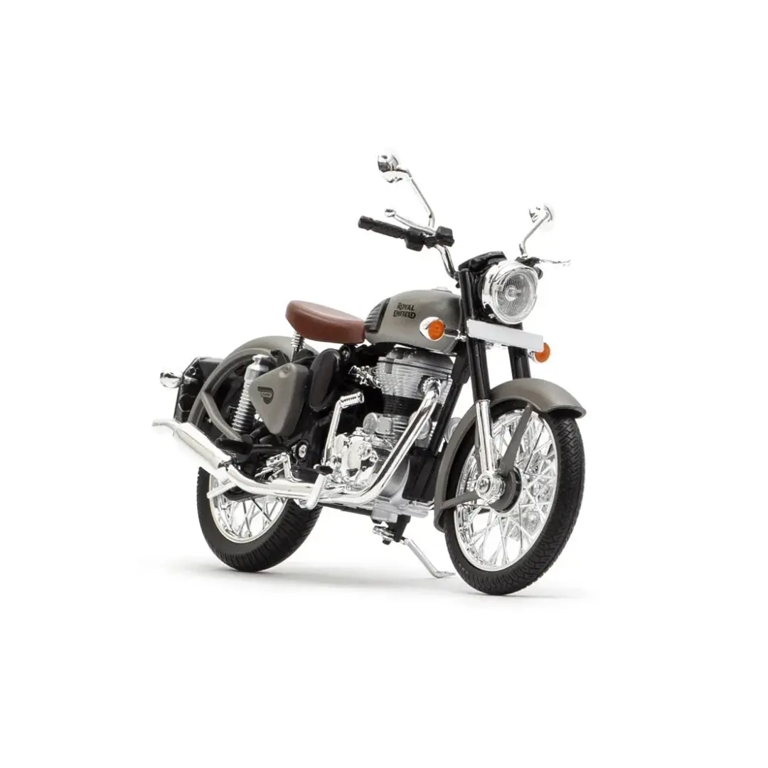 Royal Enfield Classic 350 Gun Metal Grey 1:12 Scale Model 1