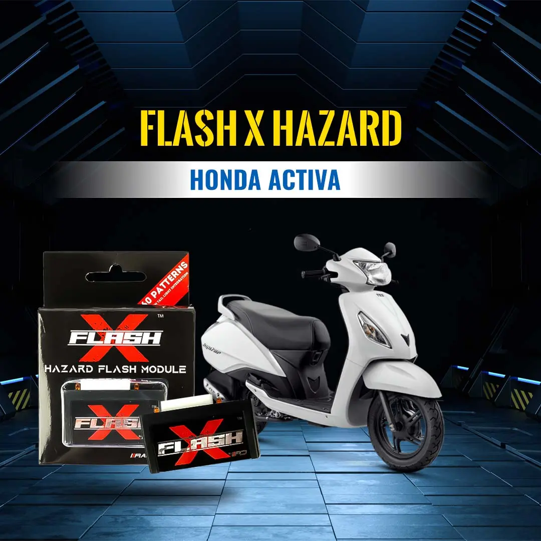 Flash X Hazard For Honda Activa 1