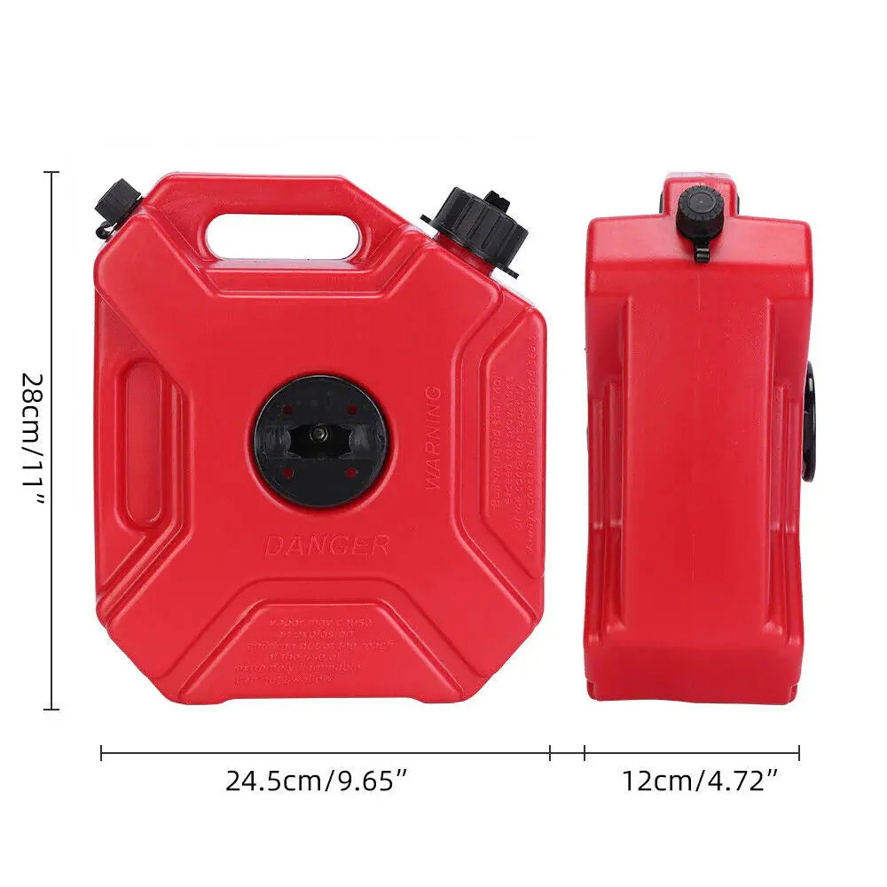 Jerry Can Fuel Can – Black & Red 5 L 2