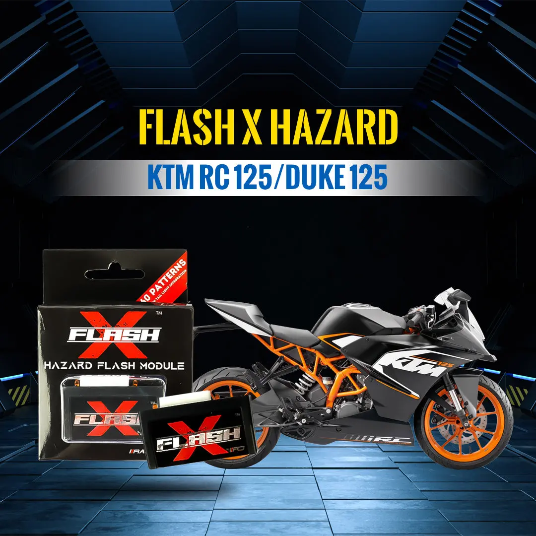 Flash X Hazard  For Ktm Rc125/Duke 125 1