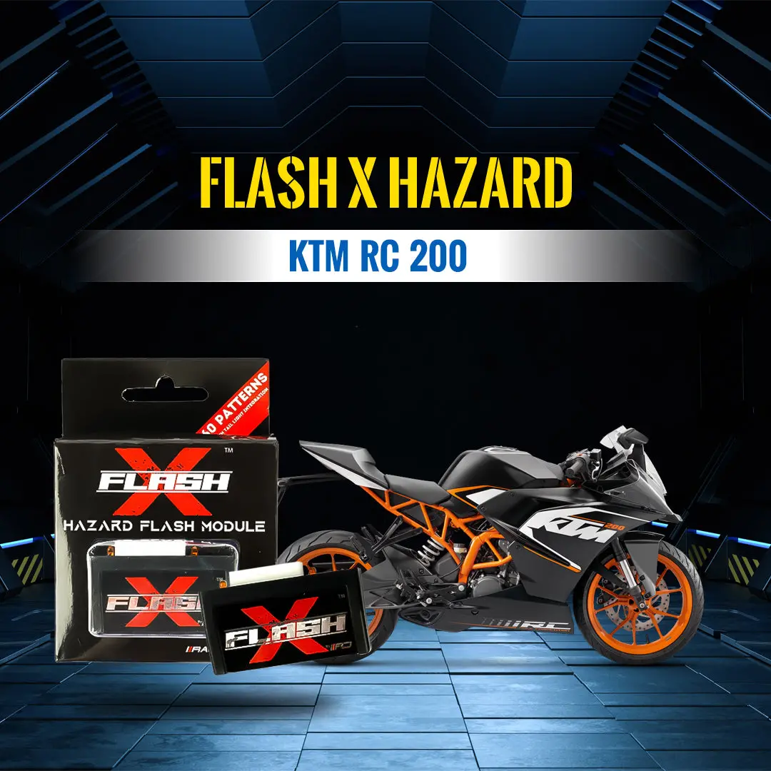 Flash X Hazard For Ktm Rc/Duke 200 1