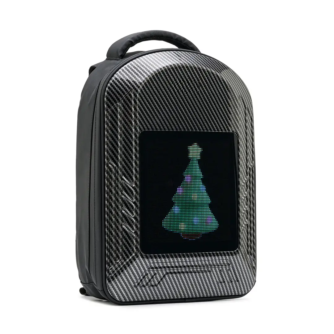 Led Screen Medium Titanium Backpack | Waterproof Smart Backpack With Custom Display 1