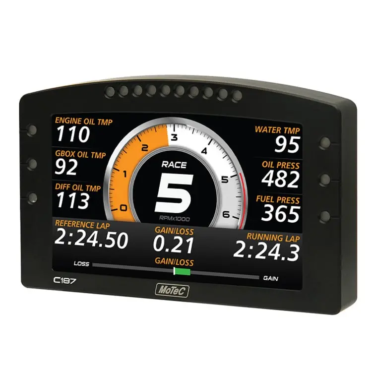 C187 7" Color Display Logger W/Usb 1