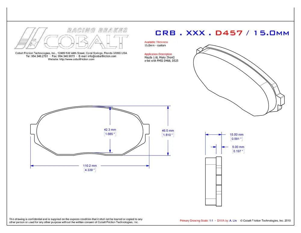 Crb.Xrx.D457 Miata Na6 (Oe Style Front) 1