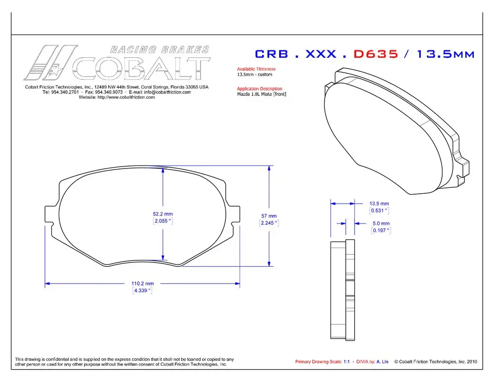 Crb.Xrx.D635 Miata Na8/Nb (Oe Style Front) 1