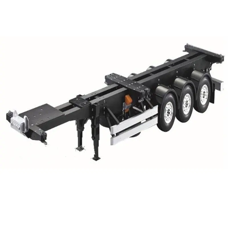 1/14 Scale 20Ft 40Ft Aluminium Frame Container Trailer Frame Kit For Rc Tamiya Scania R620 Actros Trailer 4