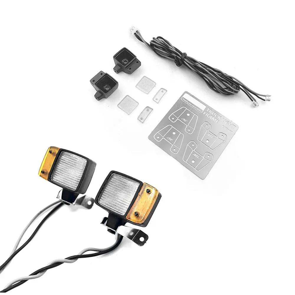 1 Set Headlamp Led Lights For 1/14 Tractor Truck 1