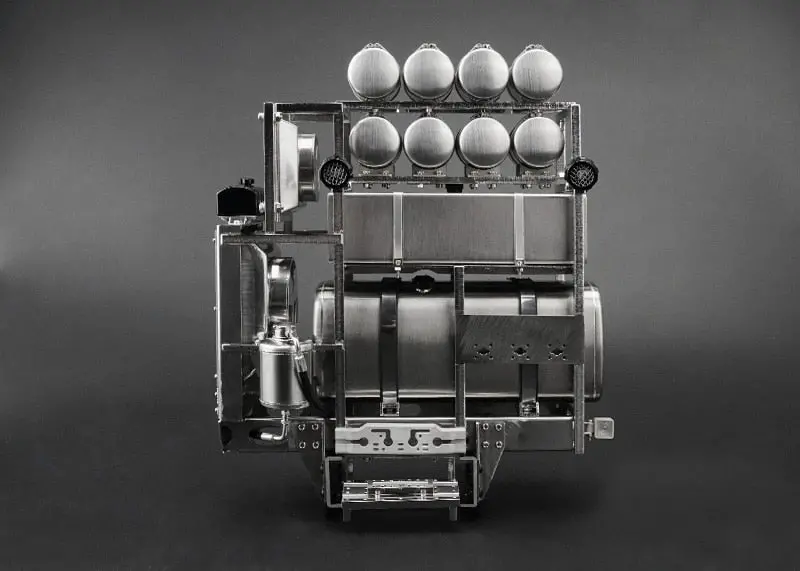 1Set 1/14 Truck Simulation Metal Equipment Rack 1