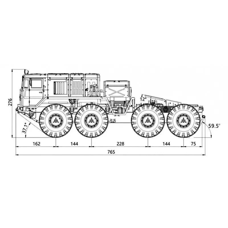 Crossrc Bc8 8×8 8Wd Military Truck Rc Car Model Car Kit 3