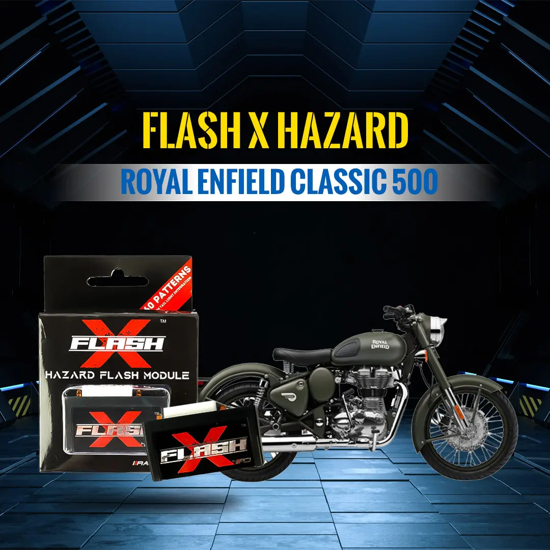 Flash X  Hazard For Royal Enefield Classic 500 1