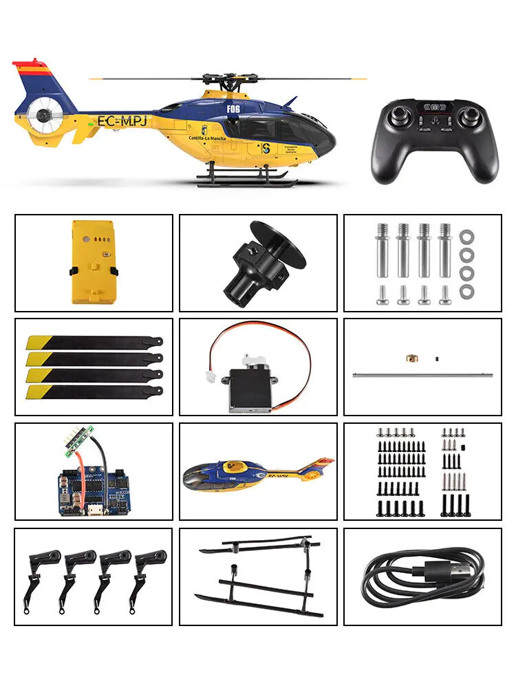 Yuxiang F06 Ec135 Rc Helicopter Parts Kit 1