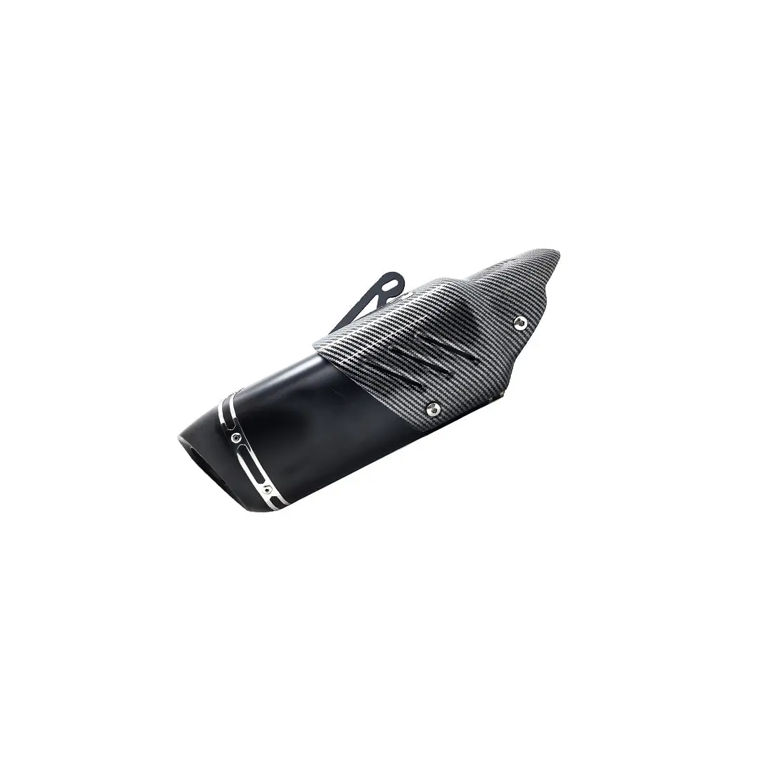 Slip-On Akropovic Long Can Exhaust-Black 1