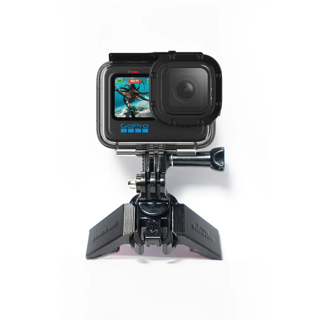 Motovibe Helmet Chin Mount For Action Cameras – Smk Agnar 1