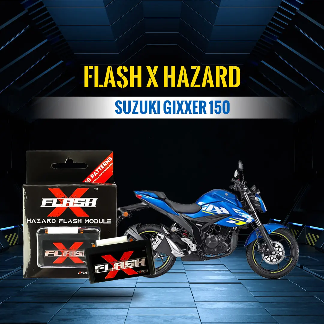 Flash X Hazard For Suzuki Gixxer 150 1