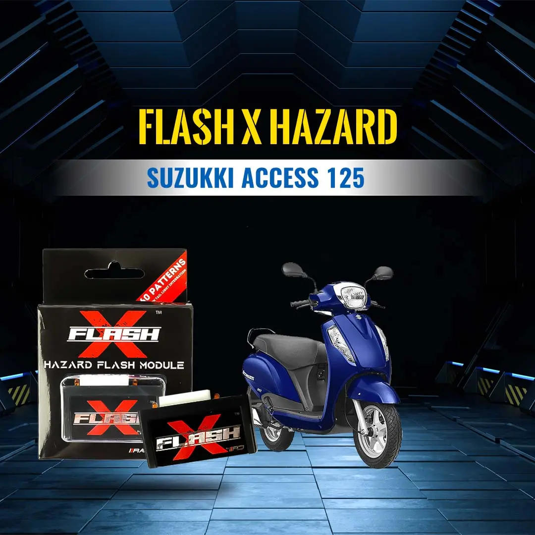 Flash X Hazard For Suzukki Access 125 Bs6 1