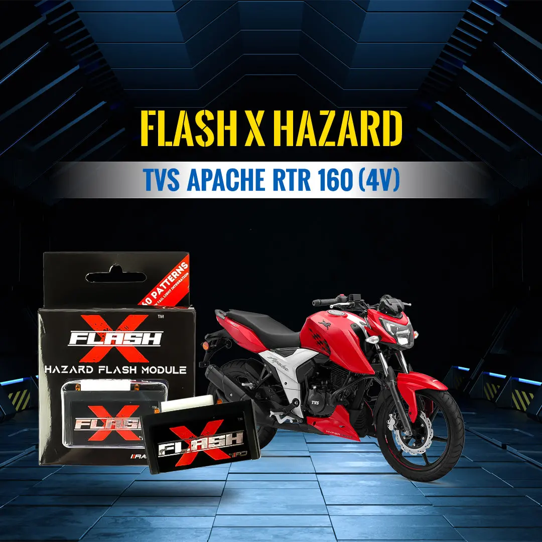 Flash X Hazard  For Tvs Apache Rtr 160(4V) 1