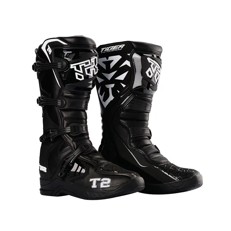 Tr Mtr T2 Motocross Off-Road Boots Black – Motorcycle Riding Boots With Tpu Protection & Anti-Slip Sole 1