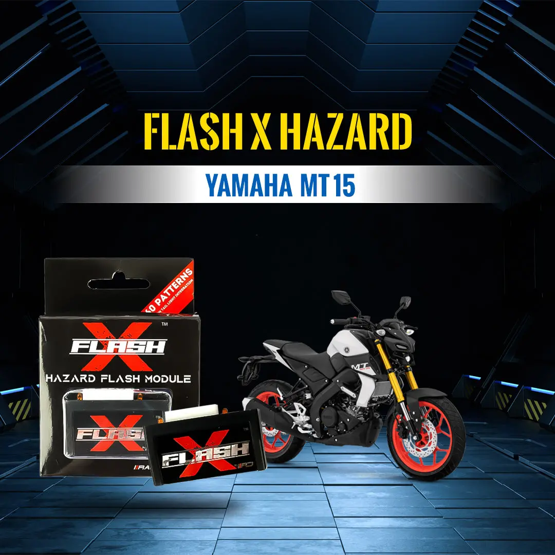 Flash X Hazard  For Yamaha Mt 15 1
