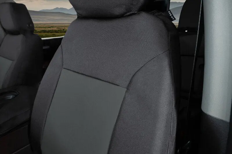 Covercraft Endura Precisionfit Seat Covers – Front Row, Black/Charcoal, For 2021–2024 Ford Bronco 1