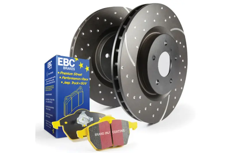 Ebc Yellowstuff S5 Brake Kit – Performance Pads & Drilled Rotors (Gd Series) 1