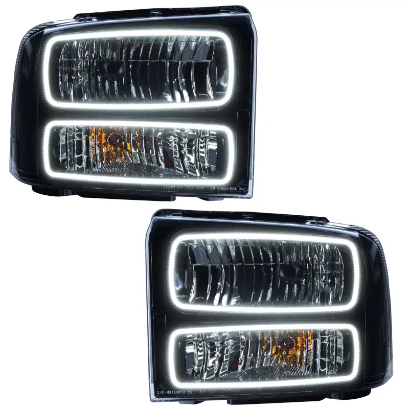 Oracle Lighting Smd Headlight Assembly For 2005 Ford Excursion – Black Housing With White Leds 1