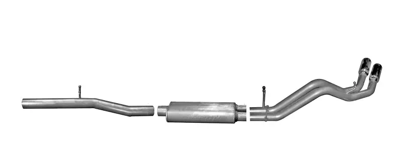 Gibson Aluminized Cat-Back Dual Exhaust System For 2015–2018 Chevrolet Silverado 1500 Ls 5.3L 1