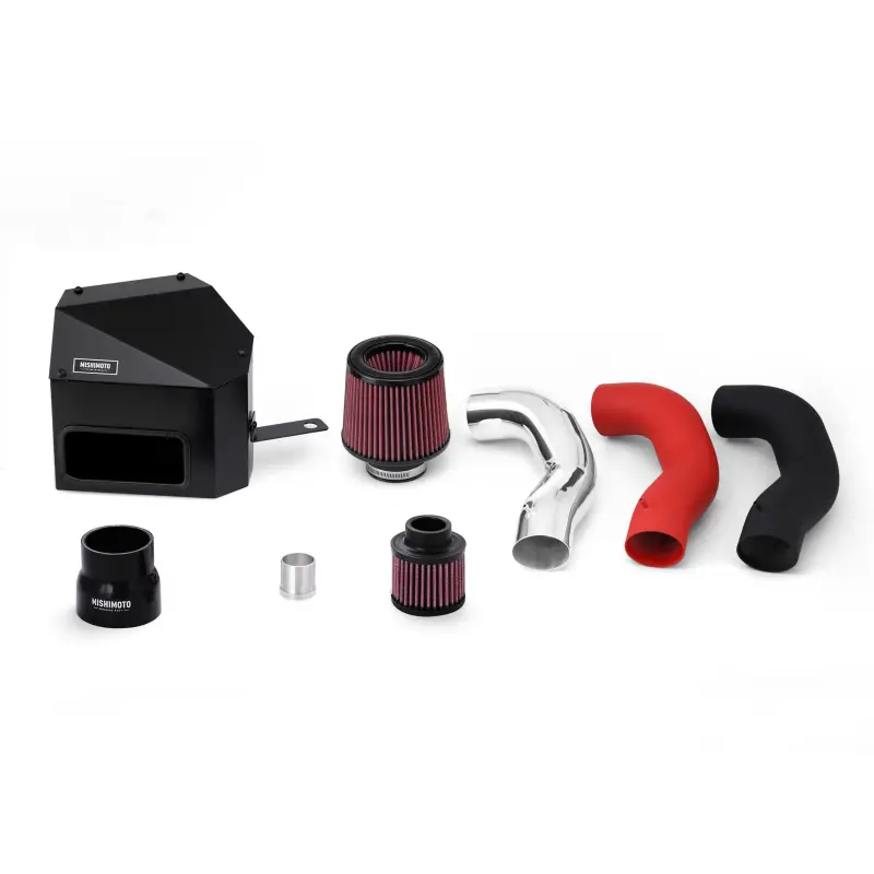 Mishimoto Performance Air Intake Kit For 2015–2016 Vw Golf/Gti 1.8L & 2.0L (Wrinkle Red Finish) 1