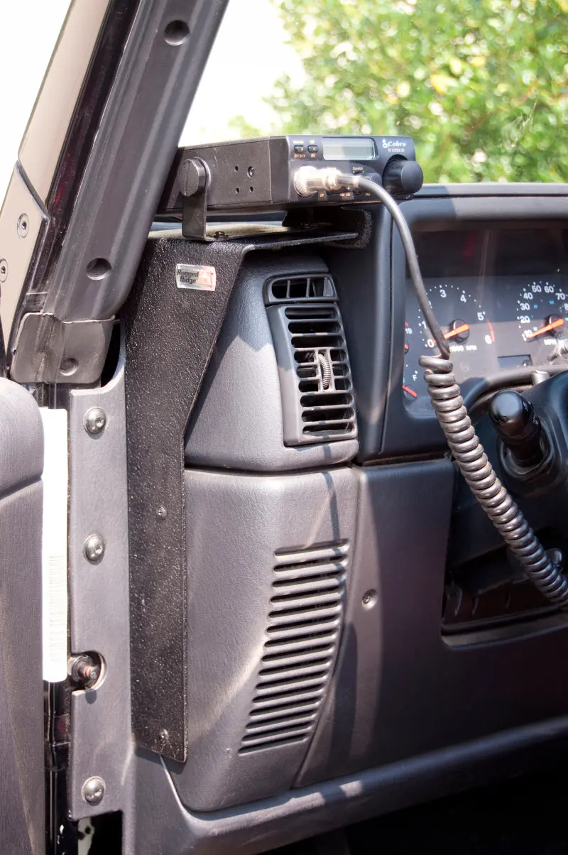 Rugged Ridge Cb Radio Dash Mount – Universal Fit For 1997–2006 Jeep Tj And Lj Wranglers 1