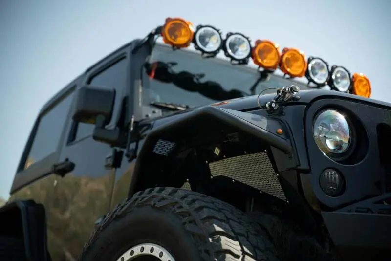 Dv8 Offroad Slim Fender Flares For 2007–2018 Jeep Wrangler Jk – Lightweight, Aggressive Fit 1